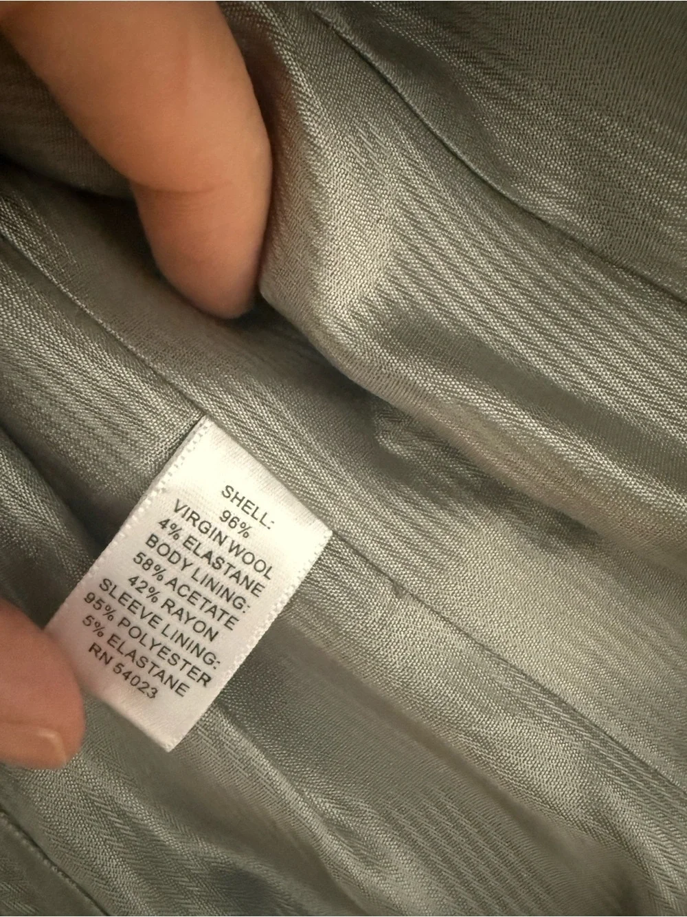 Banana Republic Gray Women's Tailored Blazer - Picture 2 of 3